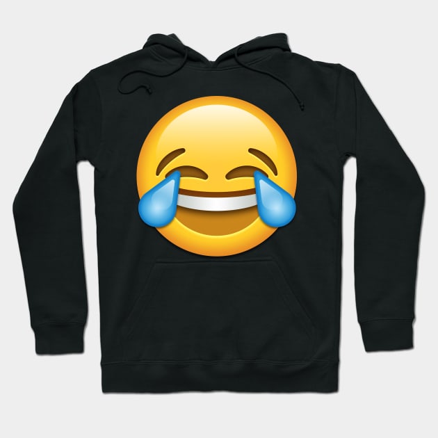 face with tears of joy Hoodie by Emoji